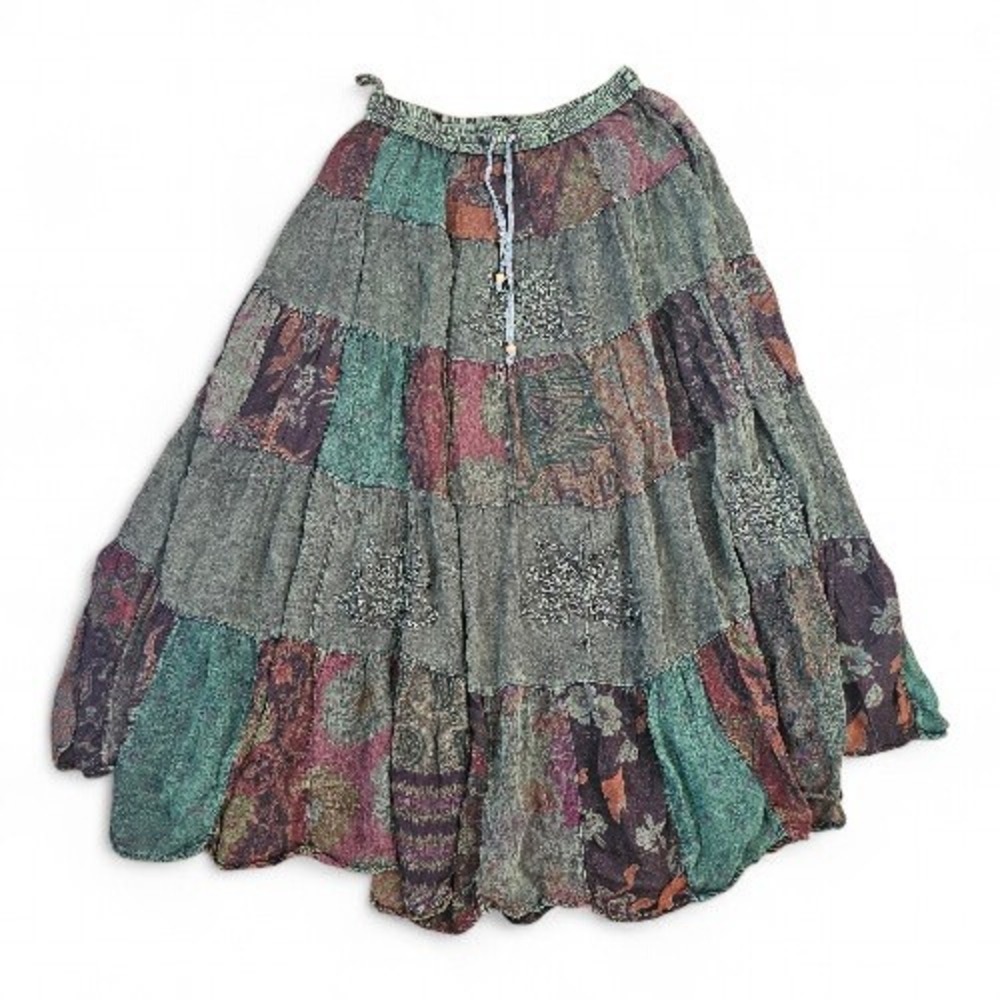 Young Threads Patchwork Earth Color Irish Moss Bo… - image 1